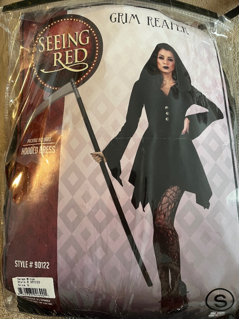Small ladies Grim Reaper dress
